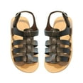 thumbnail image 1 of Otqutp Kids Girls Soft Sole Sandals Strappy Sandal Open Toe Summer PU Leather Sandal Slip On Princess Flat Sandals Flower Shoes for Children, 1 of 8