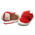 thumbnail image 1 of Otqutp Kids House Foot Warmer Baby Boy Girl Sneakers Fall Winter Soft Sole Non Slip Padded Cotton Shoes Lightweight Toddler Shoes, 1 of 6