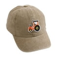 thumbnail image 1 of Otqutp Kids Jean Baseball Cap Embroidered Curved‑Brim Washed Denim Sun Hat Vintage Casual Sports Sunshade Hat for Baby Girls Boys, 1 of 3