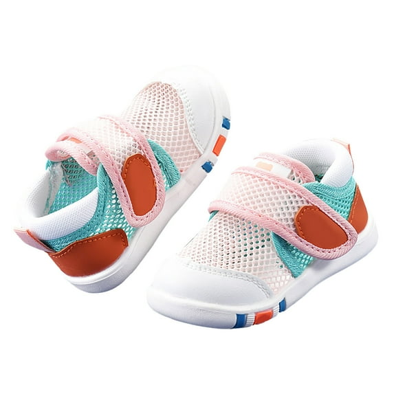 Otqutp Kids Outdoor Shoes Baby Sandals for Boy Girls Spring Autumn Sports Shoes Cute Non Slip Soft Bottom Mesh Toddler Sandals Soft Sole Shoes