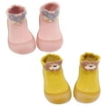 thumbnail image 1 of Otqutp Toddler Breathable Shoes Baby Girls Boys Sock Shoe Elastic Indoor Slipper First Cute Cats Soft Sole Rubber Shoes 0-4 Years(Gray,2-2.5 Years), 1 of 9