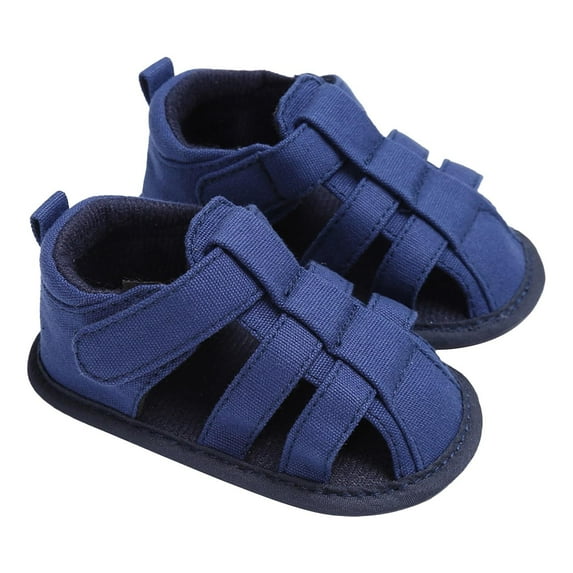 Otqutp Kids Quick Drying Shoes Toddler Baby Girls Cute Rope Soft Bottom First Walking Shoes for 0-18 Months Closed Toe Breathable Sandals