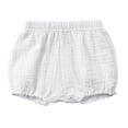 thumbnail image 1 of Otqutp Kids Quick Drying Short Pants Baby Boys Girls Solid Spring Summer Shorts Clothes Soft Casual Elastic Waist Shorts, 1 of 6