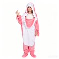 thumbnail image 1 of Otqutp Kids Shark Hooded Jumpsuit Animal Shape Footed Outfit for Teen Boys Girls Halloween Dress Up Play Wear 5-18 Years, 1 of 9