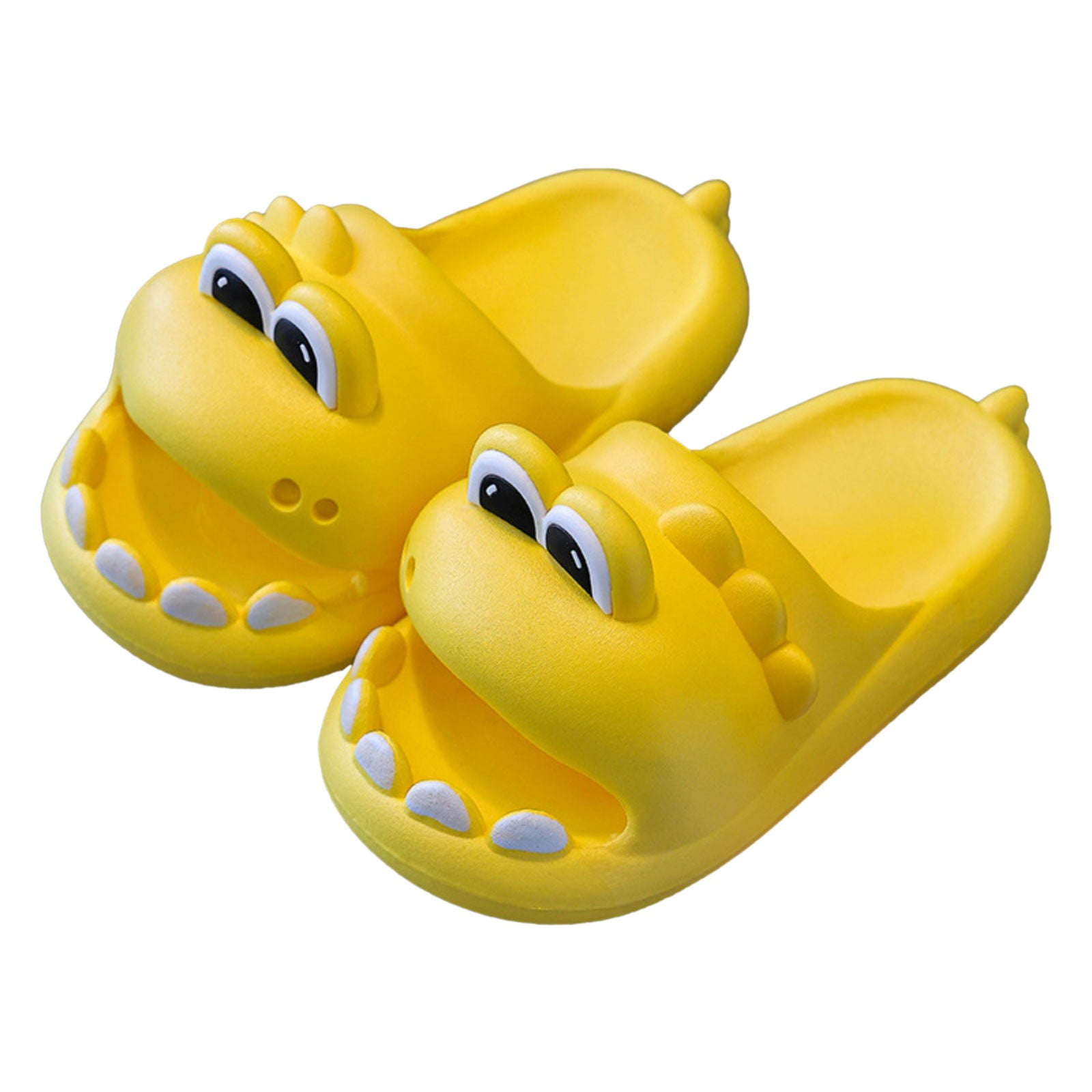 Otqutp Kids Slides Cute Crocodile Non Slip Cushioned Beach Shower
