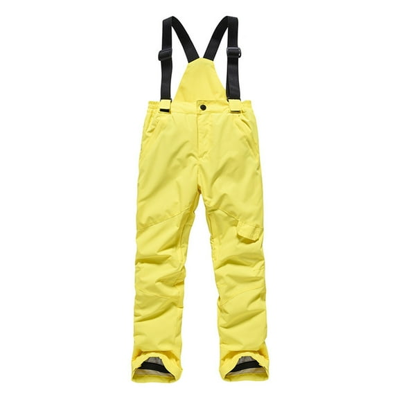 Otqutp Kids Snow Bibs Girls Boys Ski Bib Pants Insulated Waterproof Winter Overalls Adjustable Quilted Snowboard Jumpsuits