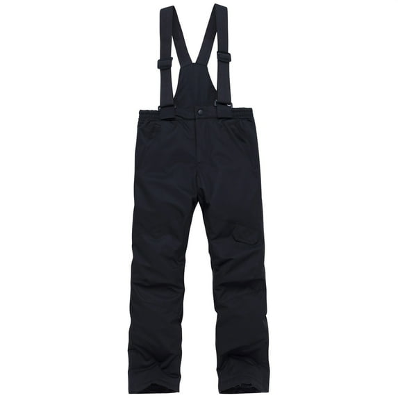 Otqutp Kids Snow Bibs Girls Boys Ski Bib Pants Insulated Waterproof Winter Overalls Adjustable Quilted Snowboard Jumpsuits