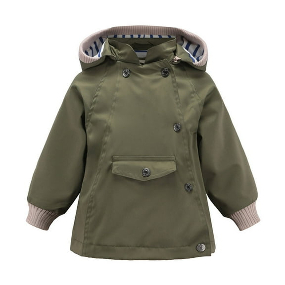 Otqutp Kids Snowsuit Windproof Toddler Baby Winter Warm Long Sleeve Jacket Outerwear Floral Hooded Zipper Padded Outwear for Girls Boys(Green,12-18 Months)
