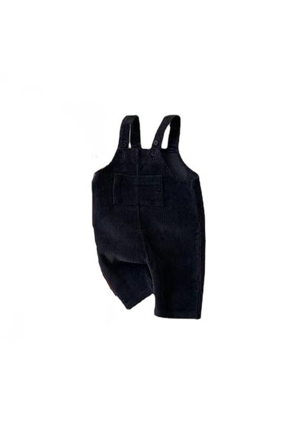 Kids Spring Bodysuit Baby Spring and Autumn Knit Suspenders Korean Overall Children's Pants Solid Color Wool Jumpsuit with Long Pants Climbing Suit(Blue-b,12-18 Months