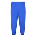 thumbnail image 1 of Otqutp Kids Teen Boys Girls Lightweight Sleepwear Pajama Bottoms Long Sleep Pants 3-14 Years Soft Elastic Waist Pajama Bottoms Solid Pants(Blue,13-14 Years), 1 of 2