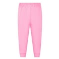 thumbnail image 1 of Otqutp Kids Teen Boys Girls Lightweight Sleepwear Pajama Bottoms Long Sleep Pants 3-14 Years Soft Elastic Waist Pajama Bottoms Solid Pants(Pink,4-5 Years), 1 of 2