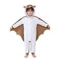 thumbnail image 1 of Otqutp Kids Unisex Hooded Jumpsuit Boys Girls Bat Wing Animal Spooky Outfit Toddler Halloween Sets Holiday Party Dress Up Clothes, 1 of 8