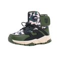 thumbnail image 1 of Otqutp Kids Unisex Winter Camouflage Boots Tie Dye Print Comfortable Water-proof Fleece Warm Thicken Cozy Furry Hiking Shoes, 1 of 3