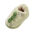 thumbnail image 1 of Otqutp Kids Warm Slippers Fashion Cute Autumn and Winter Boys and Girls Slippers Flat Bottom Round Toe Soft and Comfortable Warm Solid Color Dinosaur Shape(Green,4-4.5 Years), 1 of 7
