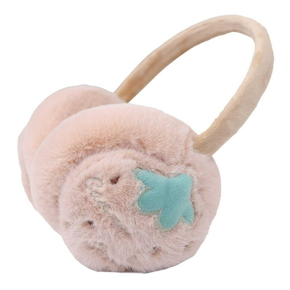 Otqutp Ladies Breathable Earmuffs Ear for Winter Women Foldable Earmuffs Soft Ear Warm Ear for Women Cold Weather Outdoor Activities(Pink,One Size)