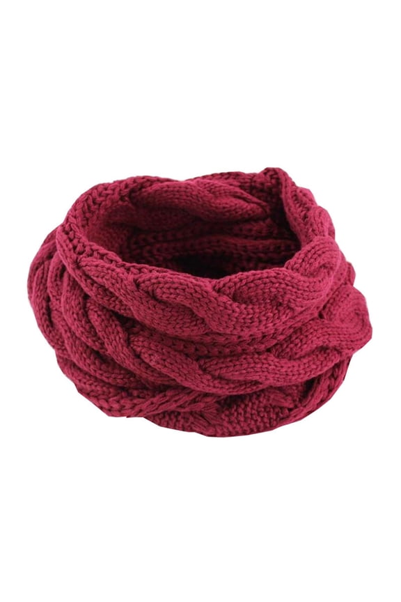 Ladies Outdoor Wrap Scarf Scarf for Women Winter Scarf Infinity Scarf for Women for Cold Weather, Warm Knit Winter Circle Loop Scarf(Hot Pink,)