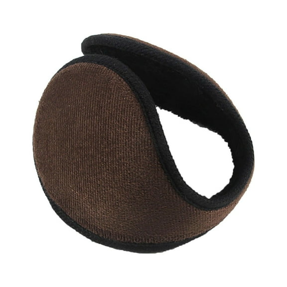 Otqutp Ladies Warm Earmuffs Unisex Ear Warmer Adjustable Behind The Head Soft Ear for Men Women Cold Weather Outdoor Activities(Khaki,One Size)