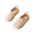 thumbnail image 1 of Otqutp Little Boys Cute&nbsp;Sneakers Toddler Baby Girls Shoes Fashion Girls Autumn Casual Shoes Solid Color Simple Flat Lightweight Shoes(Beige,3-3.5 Years), 1 of 9