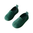 thumbnail image 1 of Otqutp Little Boys Cute&nbsp;Sneakers Toddler Baby Girls Shoes Fashion Girls Autumn Casual Shoes Solid Color Simple Flat Lightweight Shoes(Green,4-4.5 Years), 1 of 9