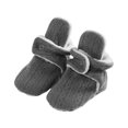 thumbnail image 1 of Otqutp Little Boys Sports Sneakers Toddler Baby Shoes Socks Solid Color Patchwork Knitted Plush Baby Breathable Socks Shoes 0 To 12 Months(Gray,3-6Months), 1 of 5