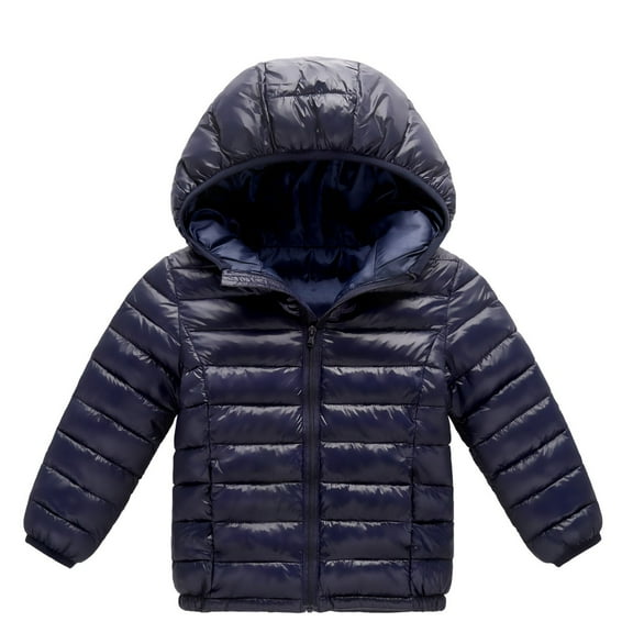 Otqutp Little Children Cute Blouse Boys and Girls Warm Cotton Padded Jacket Autumn and Winter Children's Light Down Cotton Clothes