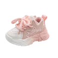 thumbnail image 1 of Otqutp Little Girls Casual&nbsp;Sneakers Fashion Big Kids Winter Water Proof Flat Keep Warm Snow Boots Lace Up Comfortable Shoes 1-6 Years(Pink,2-2.5 Years), 1 of 1