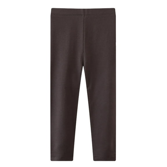 Otqutp Little Girls Footless Leggings Tight Cotton Thin Leggings Toddler Baby Solid Stretch Trousers Legging Basic Leggings Stretchy Soft Leggings Tights Pants(J,7 Years)