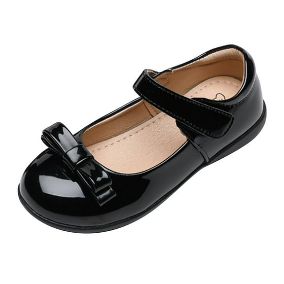 Otqutp Little Girls Shoes Children Shoes Student Shoes Single Soes Children Performance Princess Doudou Small Leather Shoes