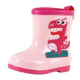thumbnail image 1 of Otqutp Little Kid Casual&nbsp;Shoes&nbsp;Girls Boys Single Shoes Bowknot First Shoes Buckle Strap Toddler Soft Bottom Breathable Princess Shoes(Red,7-8 Years), 1 of 5
