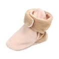 thumbnail image 1 of Otqutp Little Kid Comfortable&nbsp;Sneakers Toddler Baby Shoes Socks Solid Color Patchwork Knitted Plush Baby Socks Shoes for 0 To 12Months, 1 of 4