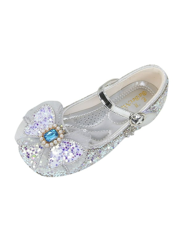 Little Kid First Walking Sandals Fashion Summer Toddler Girls Casual Shoes Thick Sole Round Toe Buckle Dress Shoes