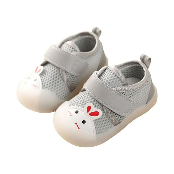 Otqutp Little Kid Nonslip Shoes Baby Girls Boys Rabbit Pattern Shoes Sneakers Mesh Breathable Shoes Soft Soled Sneakers Shoes For 3 To 24 Months