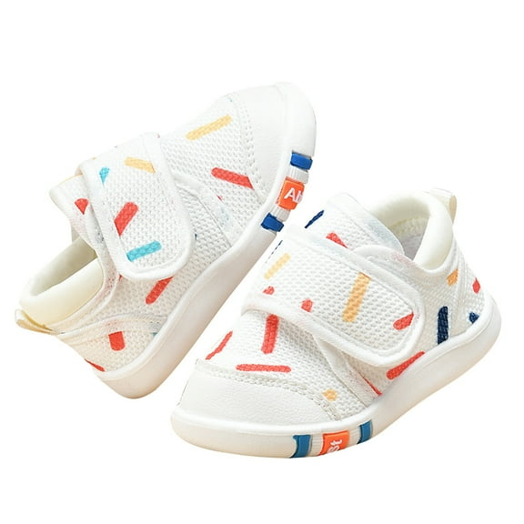 Otqutp Little Kid Nonslip Shoes Boys Girls Sneakers Sea Wave Pattern Spring and Autumn Soft Bottom Non Slip Comfortable Design Outdoor Casual Shoes