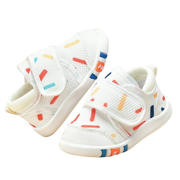 Otqutp Little Kid Nonslip Shoes Boys Girls Sneakers Sea Wave Pattern Spring and Autumn Soft Bottom Non Slip Comfortable Design Outdoor Casual Shoes