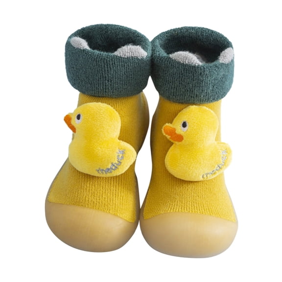 Otqutp Little Kid Outdoor Shoes Boys Girls Socks Shoes Toddler Shoes Floor Socks Shoes Cartoon Cute Outwear 0 to 3 Years