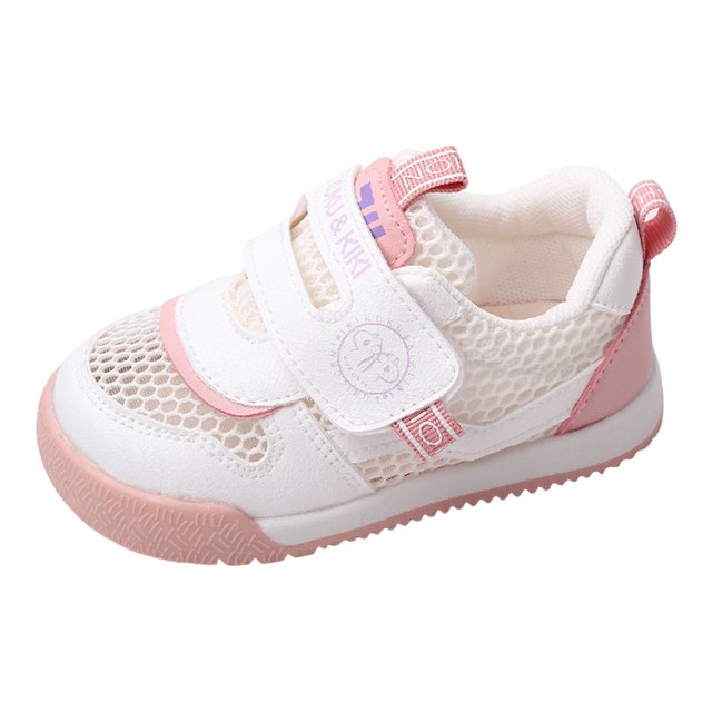 Otqutp Little Kid Outdoor Shoes Fashion Summer Children Sports Shoes Boys Girls Casual Shoes Flat Bottom Non Slip Hollow Mesh Upper Breathable Comfortable