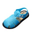thumbnail image 1 of Otqutp Little Kid Round Toe Shoes&nbsp; Summer Children Toddler Baby Girls Boys Solid Sandals Shoes Slippers Soft Sole Footwear for Children1-6Years, 1 of 4