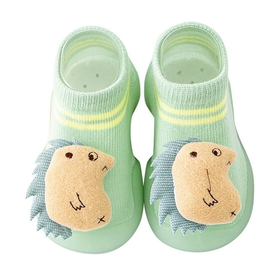 Otqutp Little Kid Sports Shoes Toddler Kids Baby Boys Girls Indoor Baby Floor Summer Shoes First Walking Shoes Antislip Shoes Solid Soft Soles Shoes