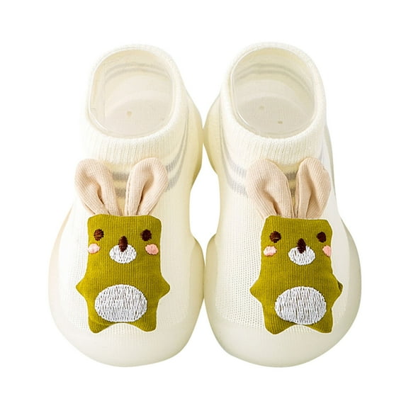 Otqutp Little Kid Sports Shoes Toddler Kids Baby Boys Girls Indoor Baby Floor Summer Shoes First Walking Shoes Antislip Shoes Solid Soft Soles Shoes