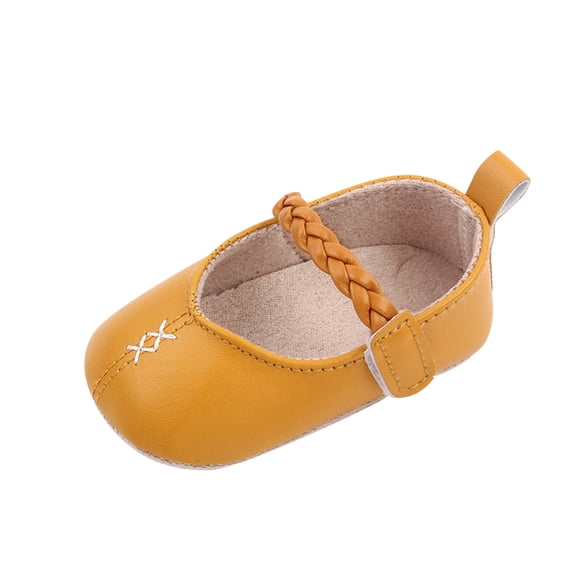 Otqutp Little Kid Sports Sneakers Spring Summer Children Toddler Shoes For Girls Flat Sole Light Comfortable Solid Color Woven Hook Loop Shoes