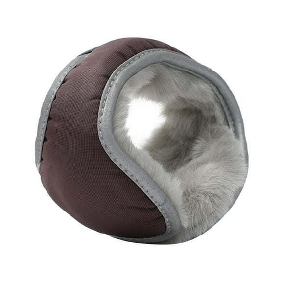 Otqutp Men's Adjustable Earmuffs Winter Warm Earmuffs Soft and Warm Knitted Plush Earmuffs Cold Earmuffs for Men Women Outdoor Activities(A,One Size)