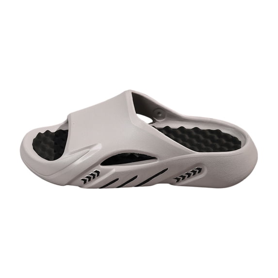 Otqutp Mens Sport Sandals Closed Toe Cutout Design Slip-On Shoes Casual Summer Lightweight Pool Shower Beach Slippers