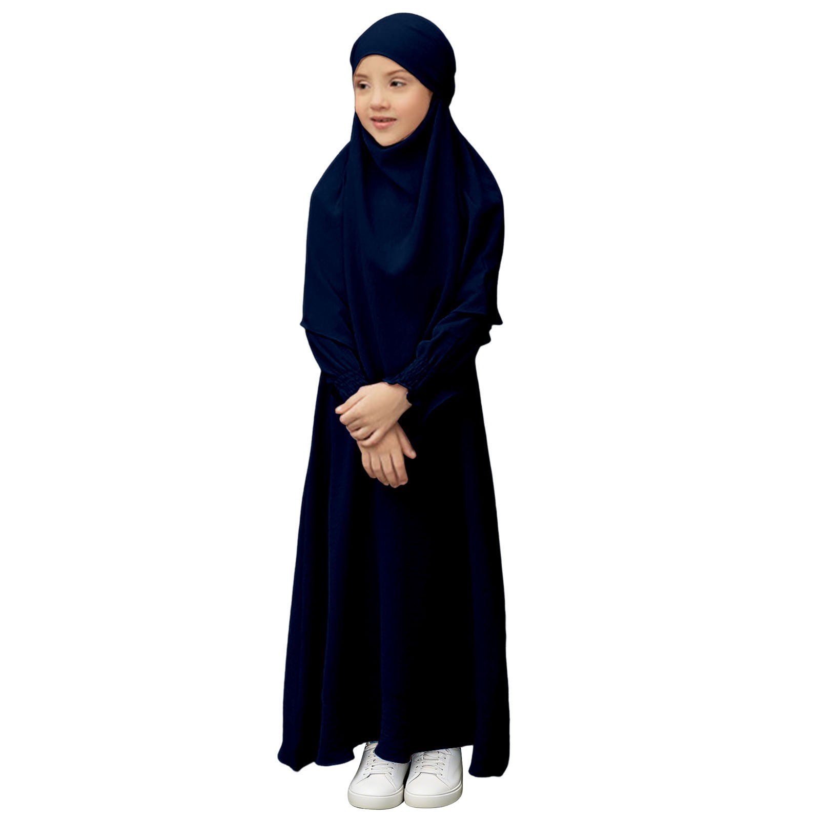 Otqutp Muslim Dress for Girls with Hijab slamic Prayer Clothes Set Dubai Abaya Kaftan Jilbab Burqa Clothing Solid Outfits - Walmart.com Otqutp Muslim Dress for Girls with Hijab slamic Prayer Clothes Set Dubai Abaya Kaftan Jilbab Burqa Clothing Solid Outfits - Walmart.com