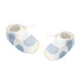 thumbnail image 1 of Otqutp Newborn Baby Sock Booties Cotton Color Block Elastic Cuff Shoes Non Slip Sole Indoor Pre Walker Footwear for Boys Girls, 1 of 4