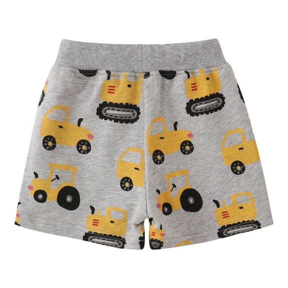 Otqutp Pull On Short Pants for Kids Toddler Girls Boys Sport Cartoon Prints Casual Shorts Fashion Beach Cargo Pants Shorts