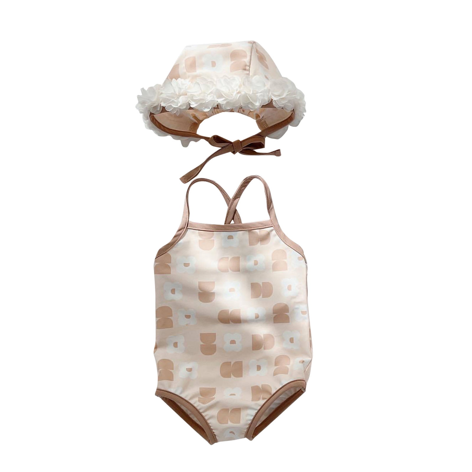 Summer Vacation Outfit Cute Bohemian Beach Outfit  Baby Girls Two-piece Suit main image 1