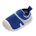 thumbnail image 1 of Otqutp Sneaker for Boys Girls Boys Leisure Shoes Mesh Soft Bottom Breathable Slip On Sport Shoes Soft Sole Socks Shoes for 0 to 3 Years, 1 of 4