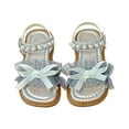 thumbnail image 1 of Otqutp Soft Sole Toddler Girls Shoes Little Girls Summer Pearl Mesh Soft Bottom Princess Shoes Sandals for 2 to 11 Years, 1 of 6