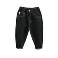 thumbnail image 1 of Otqutp Spring and Autumn Children's Fashion Jeans Boys' Pants Autumn Clothes Small and Medium Children's Casual Pants with Pockets(b-Light Blue,3-4 Years), 1 of 9