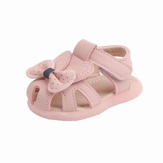 Otqutp Spring Summer Footwear for Toddler Baby Girl Shoes Breathable Shoe Dew Toe Shoe Bag Head Sandals Girl Sandals Baby Soft Shoe Covers Sandals for 0 To 2 Years